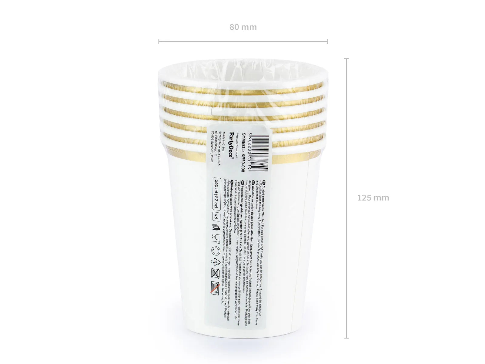 Cups White - KPP30-008-EU2