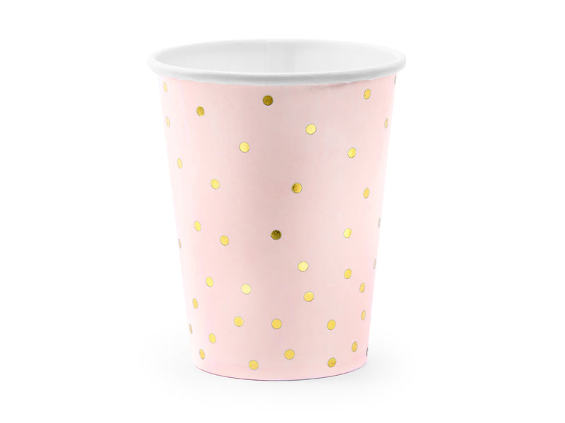 Cups Polka Dots Light Pink - KPP50-081J-EU2