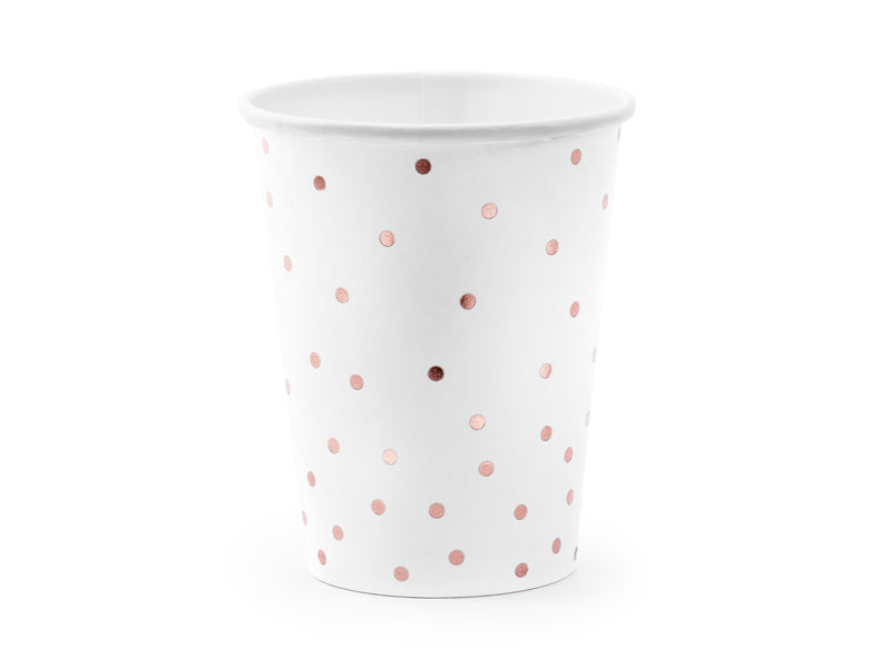 Cups Polka Dots White - KPP53-008-EU2