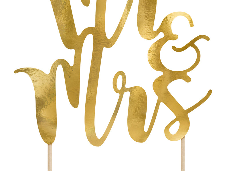 Cake Topper Mr&Mrs - KPT10-019M