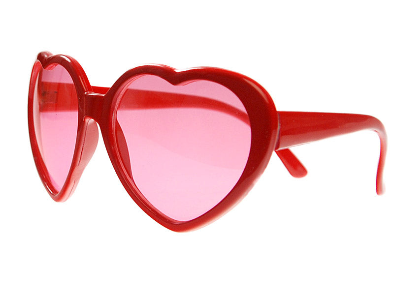 Glasses Hearts Red - OKR3-007