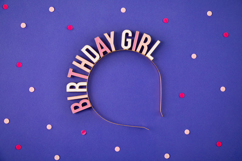 Headband Birthday Girl, mix