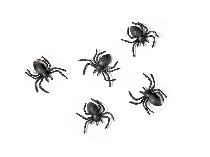 Plastic Spiders Black - PHK10