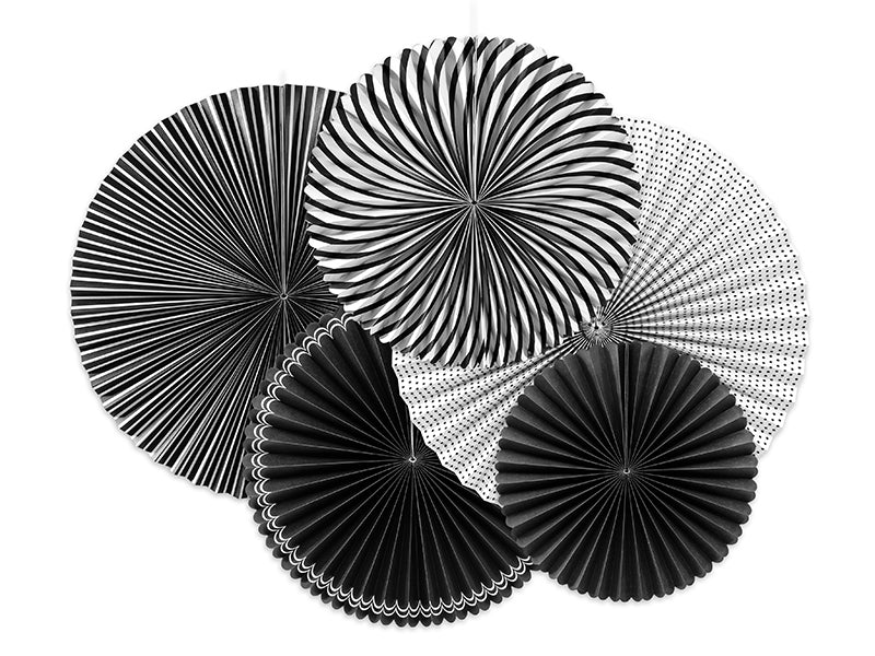 Decorative Rosettes Black&White Mix - RPK13