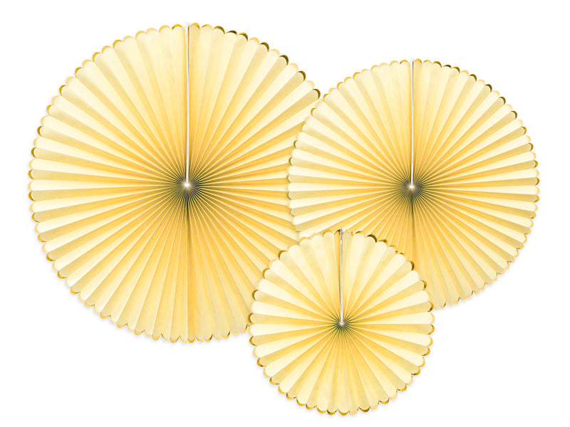 Decorative Rosettes Yummy Light Yellow - RPK20-084J