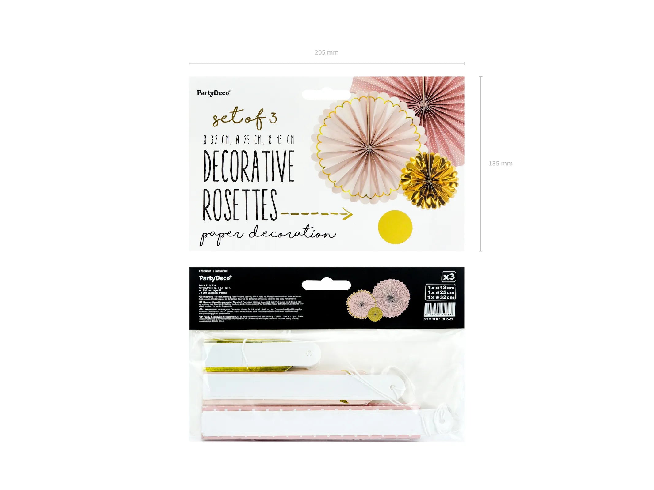 Decorative Rosettes Mix - RPK21