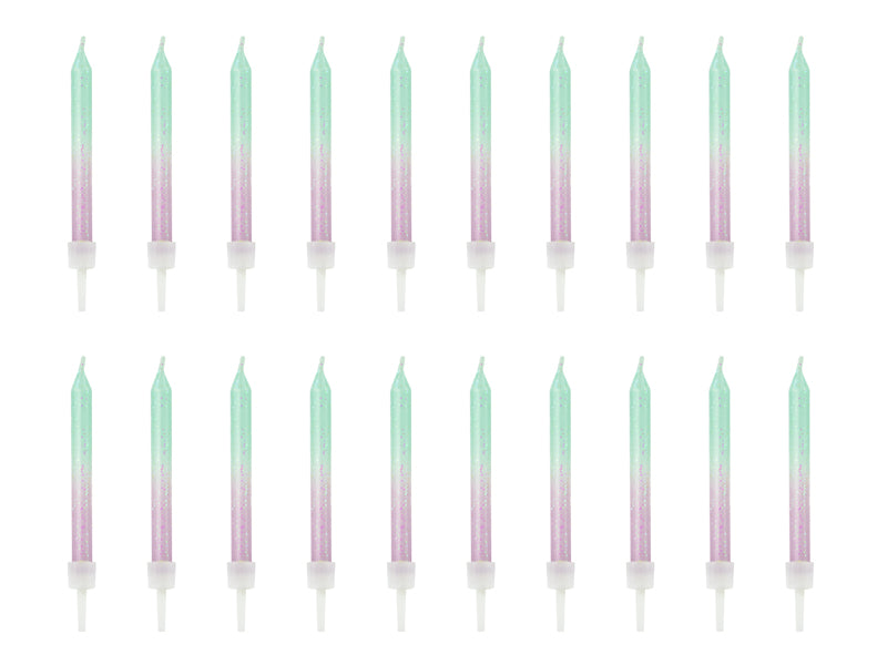 Birthday candles ombre, 2.4in