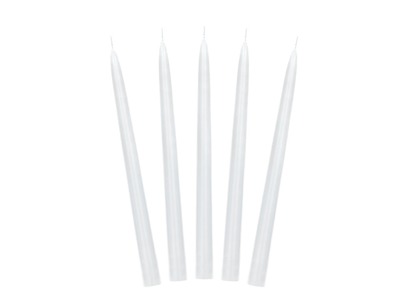 Taper Candle Matt White - SKMAT-008