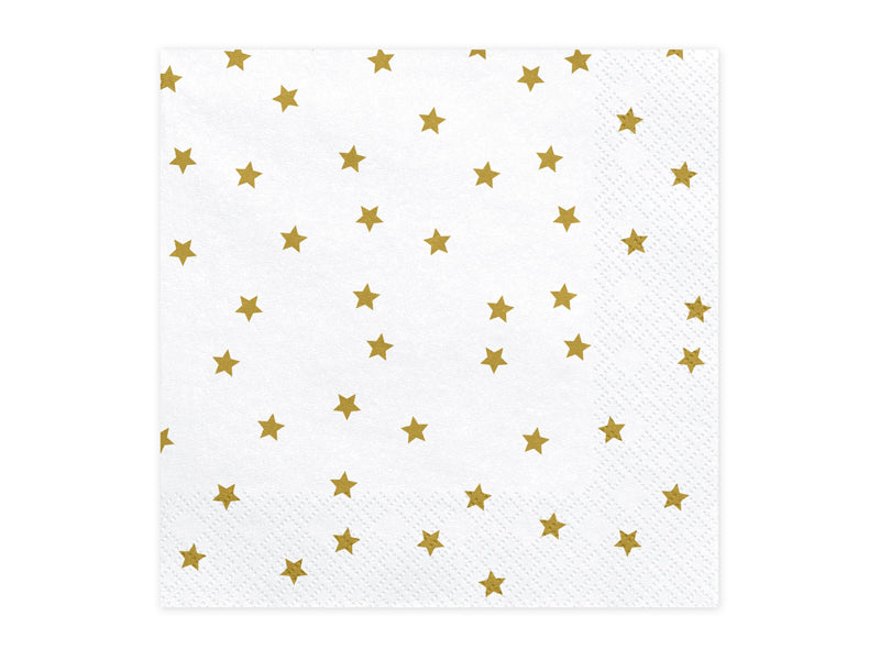 Napkins Stars Gold - SP33-39-019