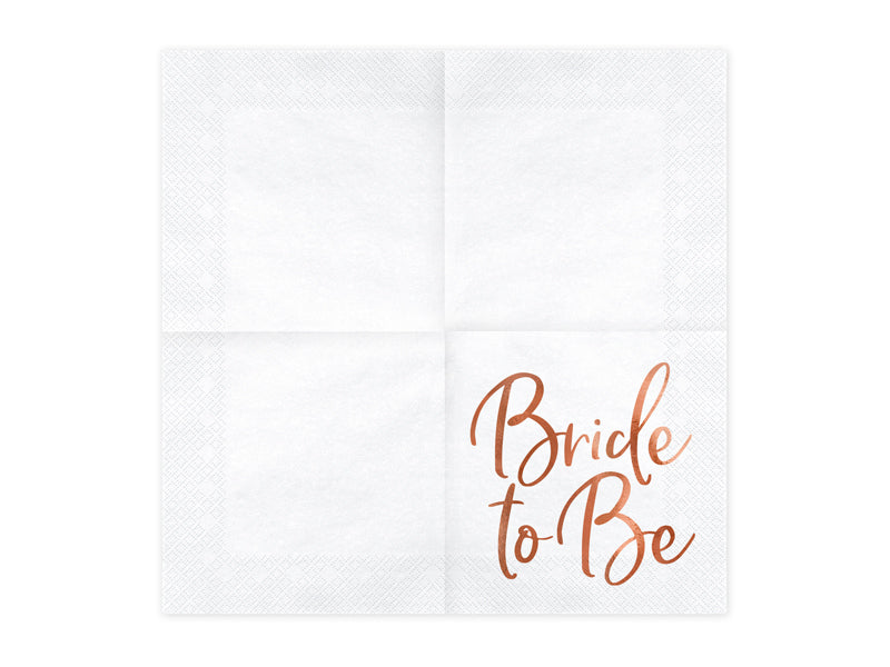 Napkins Bride to Be Rose Gold - SP33-76-019R