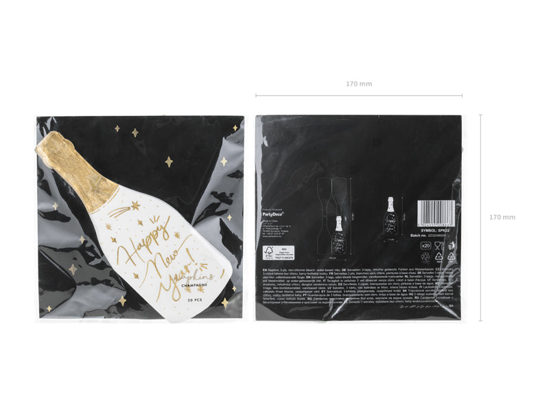 Napkins Champagne Mix - SPK22