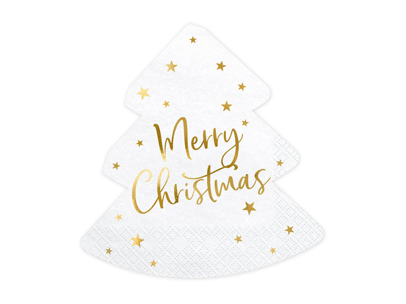 Napkins Christmas Tree "Merry Christmas" - SPK8