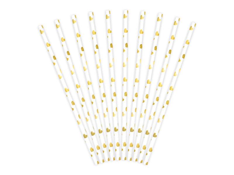 Paper Straws Gold - SPP7M-019