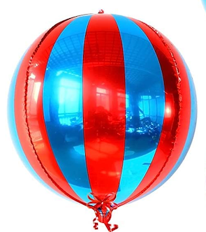 Red and Blue Sphere 37410 - 22 in