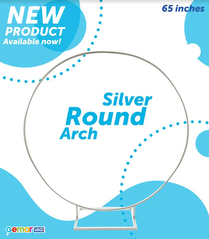 Silver Round Arch 22-0522 (65 in)