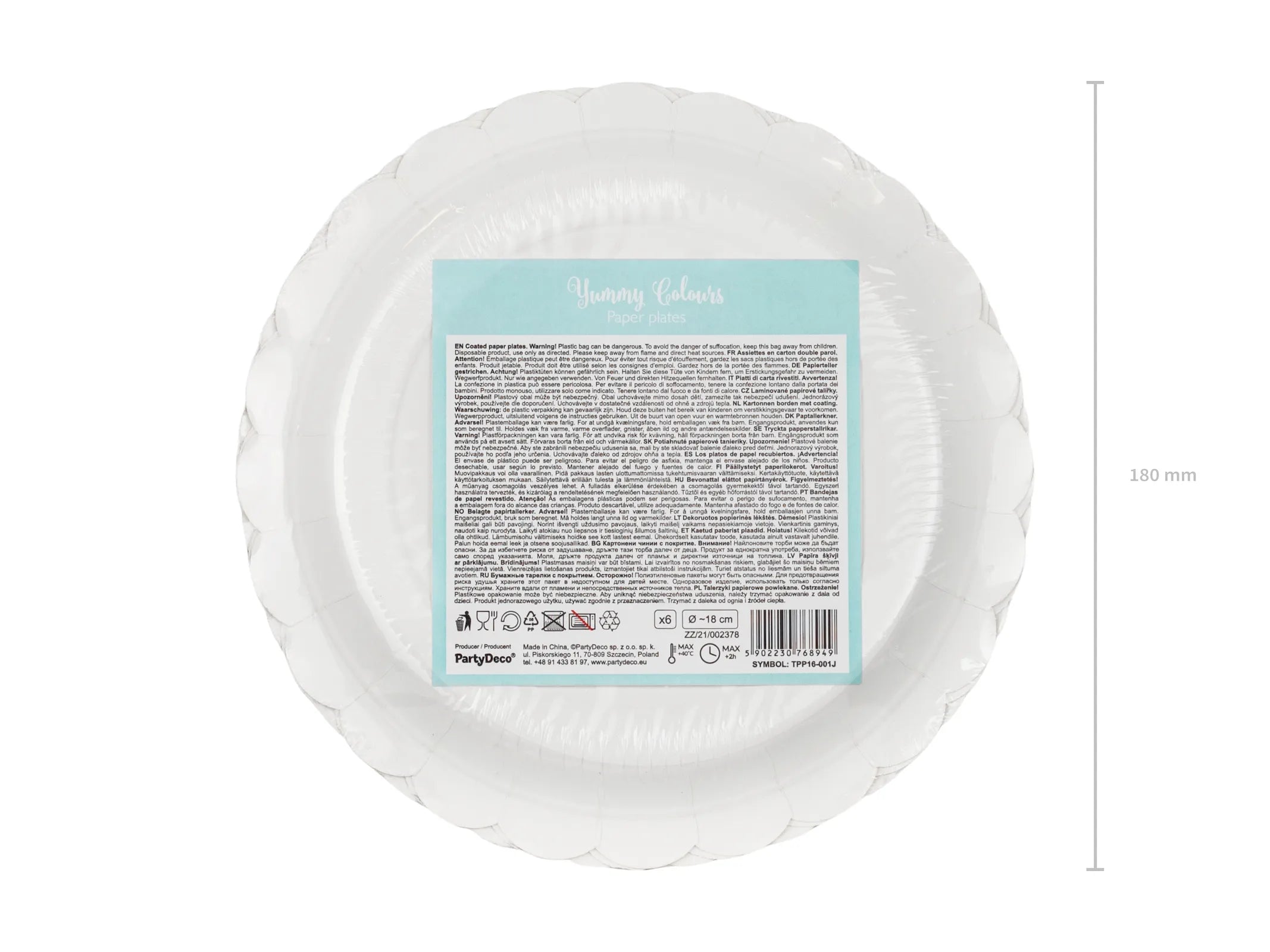 Plates Light Blue - TPP16-001J