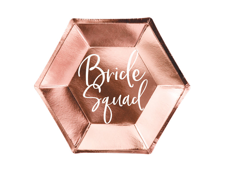 Plates Bride Squad Rose Gold - TPP21-019R