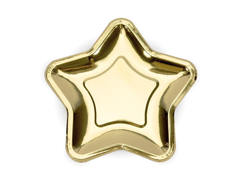 Paper Plates Star Gold - TPP34-019ME