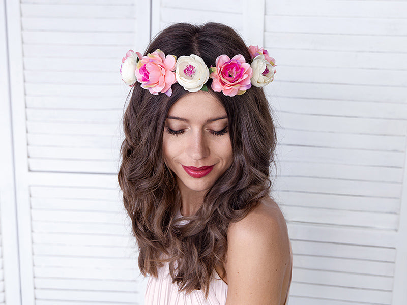 Flower Crown, mix, 6.7 in