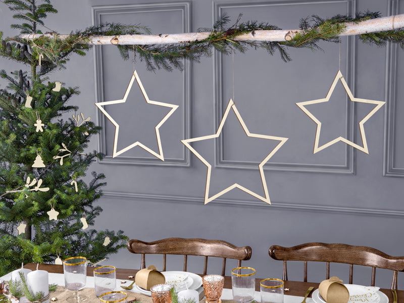 Hanging Decorations Stars Mix - ZDD4-100