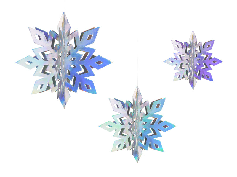 Hanging Decoration Snowflakes Iridescent - ZSC4-017