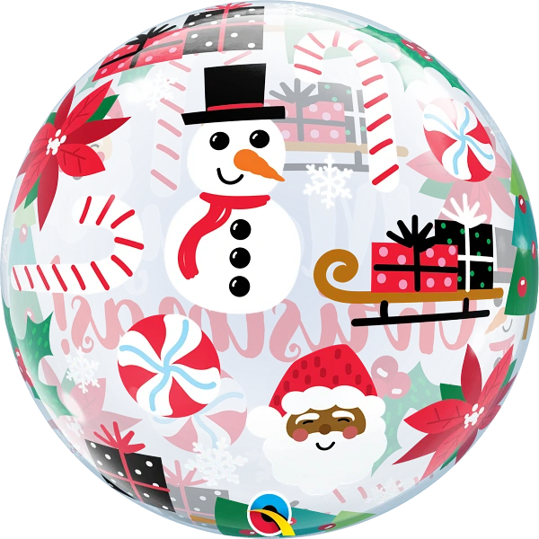 Merry Christmas Fun Bubble 23278 - 22 in