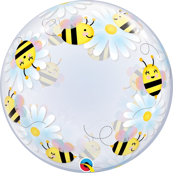 Sweet Bees and Daisies Bubble 15733