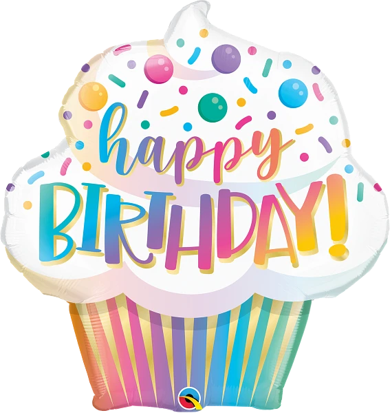Birthday Ombre Cupcake 24016