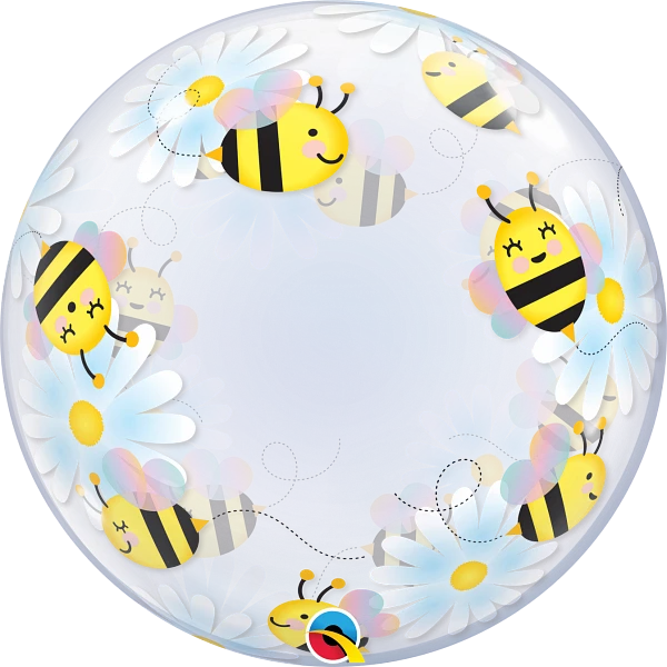 Sweet Bees and Daisies Bubble 15733