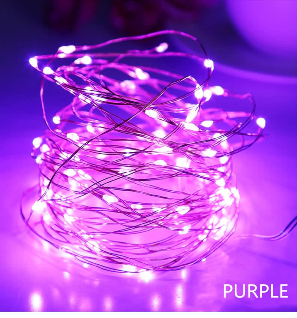 Led Light Balloon Strings - Purple 91809