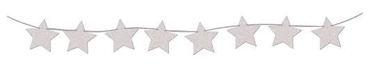 3D Mini Banner Diamond Silver Star 97032
